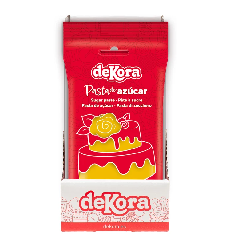 FONDANT AMARILLO YELLOW SUN DROPS 250GR