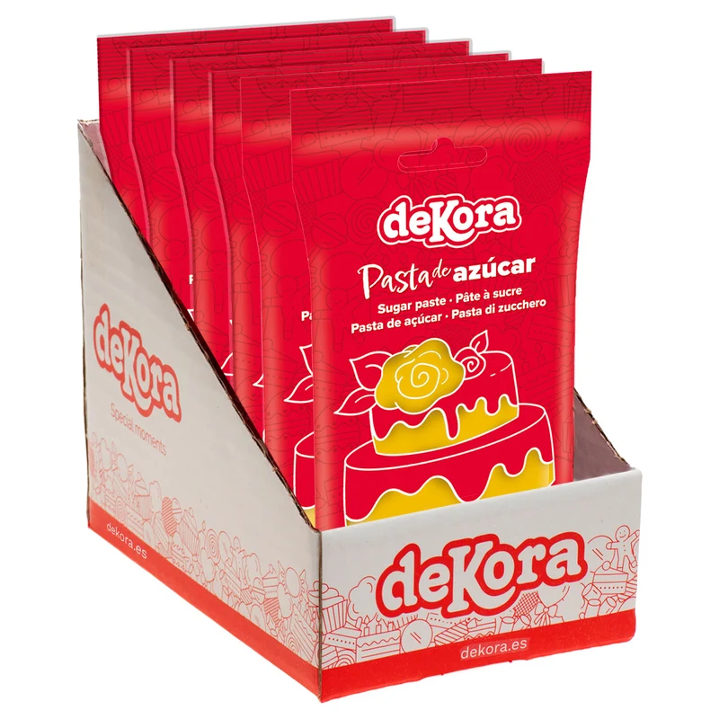 FONDANT AMARILLO YELLOW SUN DROPS 250GR