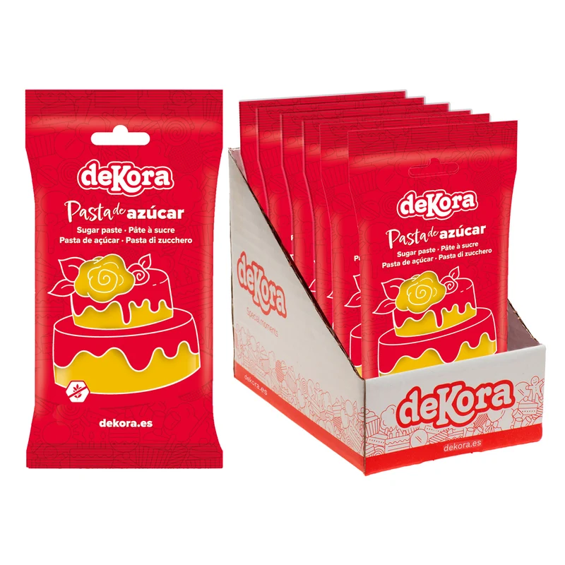 FONDANT AMARILLO YELLOW SUN DROPS 250GR