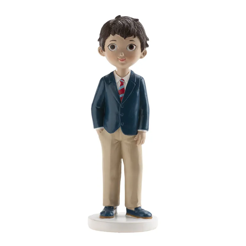 NIÑO COMUNIÓN CORBATA ROJA 16CM