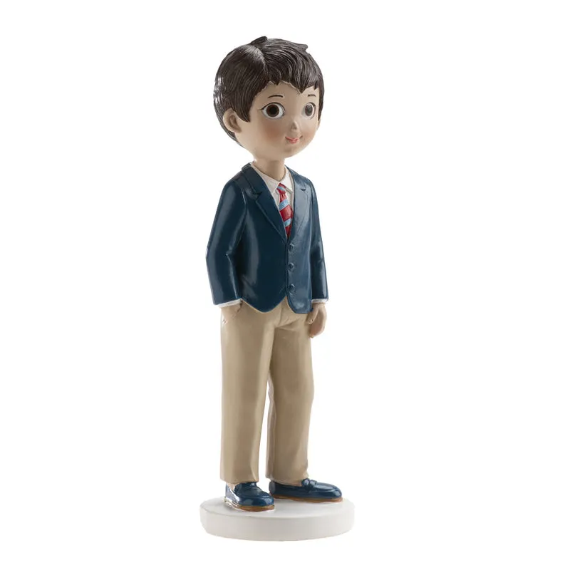 NIÑO COMUNIÓN CORBATA ROJA 16CM
