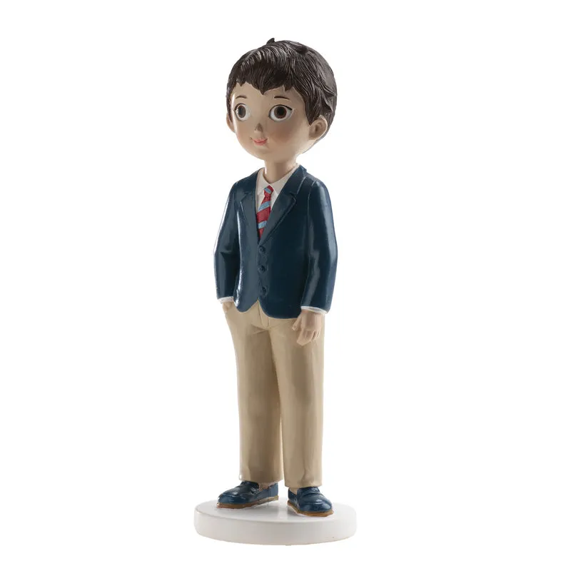 NIÑO COMUNIÓN CORBATA ROJA 16CM