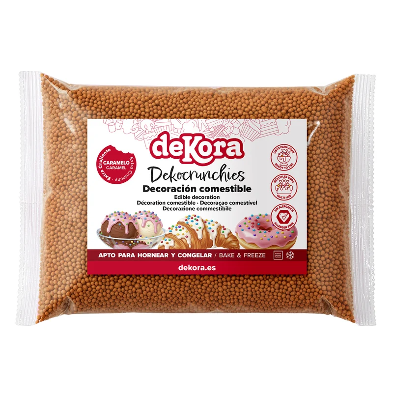 DEKOCRUNCHIES SABOR CARAMELO 1KG