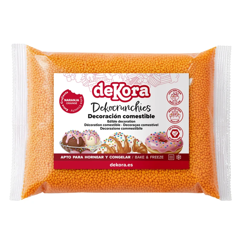 DEKOCRUNCHIES SABOR NARANJA 1KG