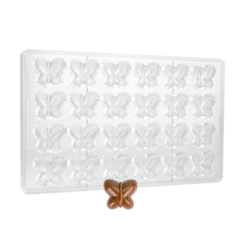 MOLDE POLICARBONATO MARIPOSA - 275X175X25,5MM - 24 PZS