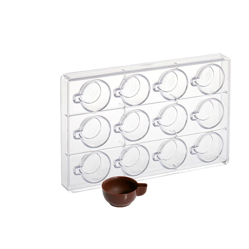 MOLDE POLICARBONATO TAZA CAFÉ 3D 275 X 175 X 26,5 MM –12 PZS