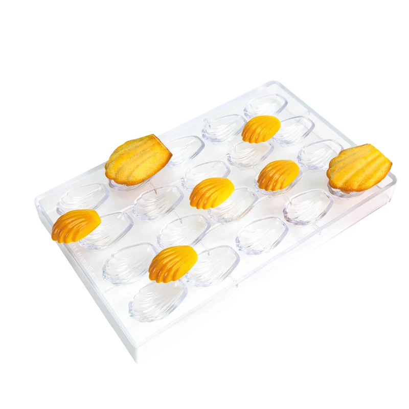 MOLDE POLICARBONATO 275 X 175 X 26 MM MADELEINE- 20 PZS