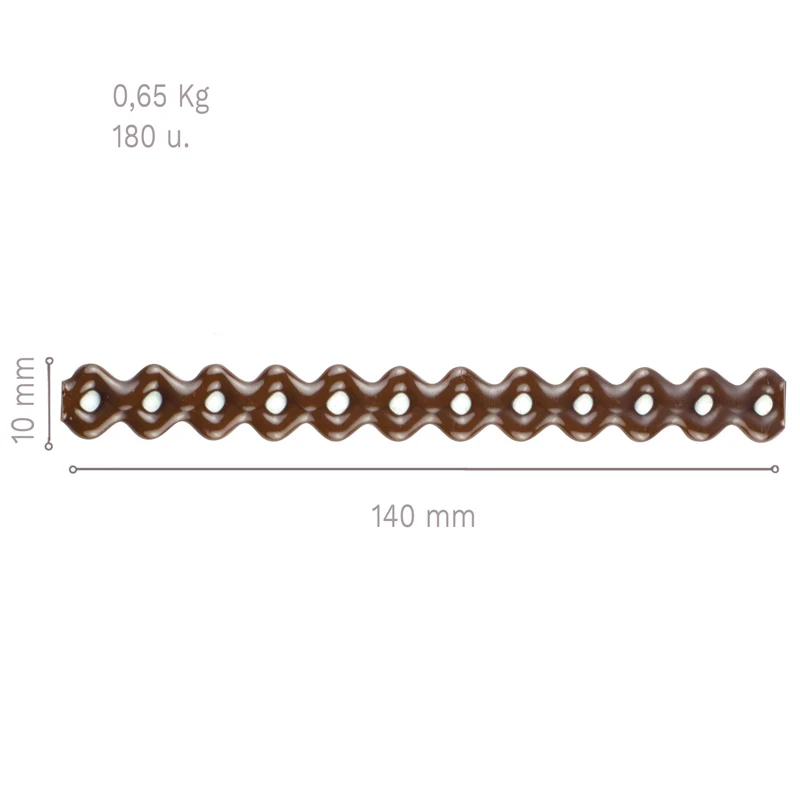 PALO RED NEGRO 10X140 MM - 0,65 KG - 180 UDS