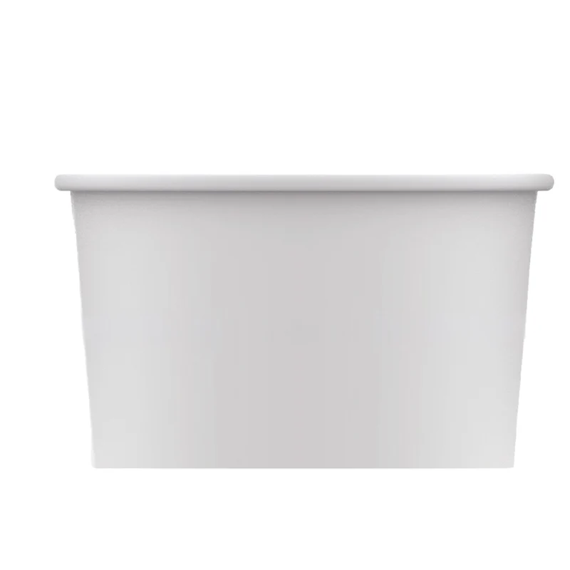 TARRINAS PAPEL PARA HELADO 7,6X6,5XH4CM - 120 CC - 250 UD