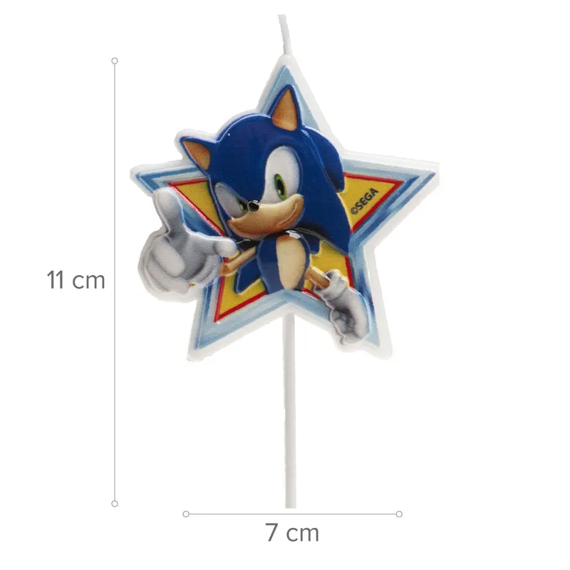 VELA DE CUMPLEAÑOS SONIC