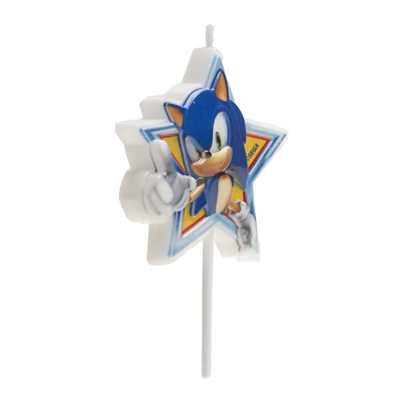 VELA DE CUMPLEAÑOS SONIC