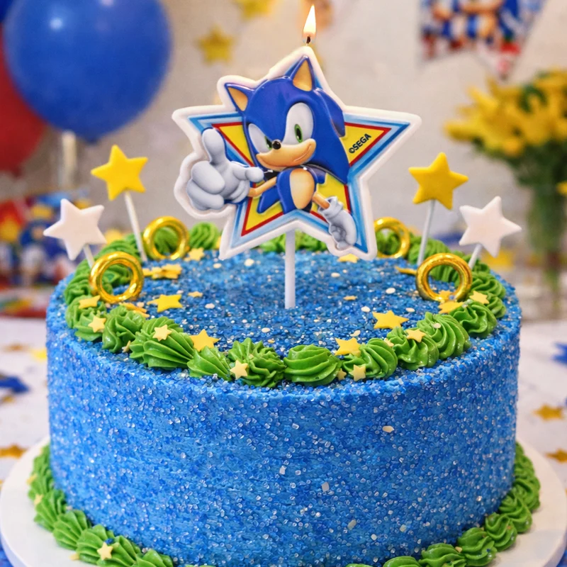 VELA DE CUMPLEAÑOS SONIC