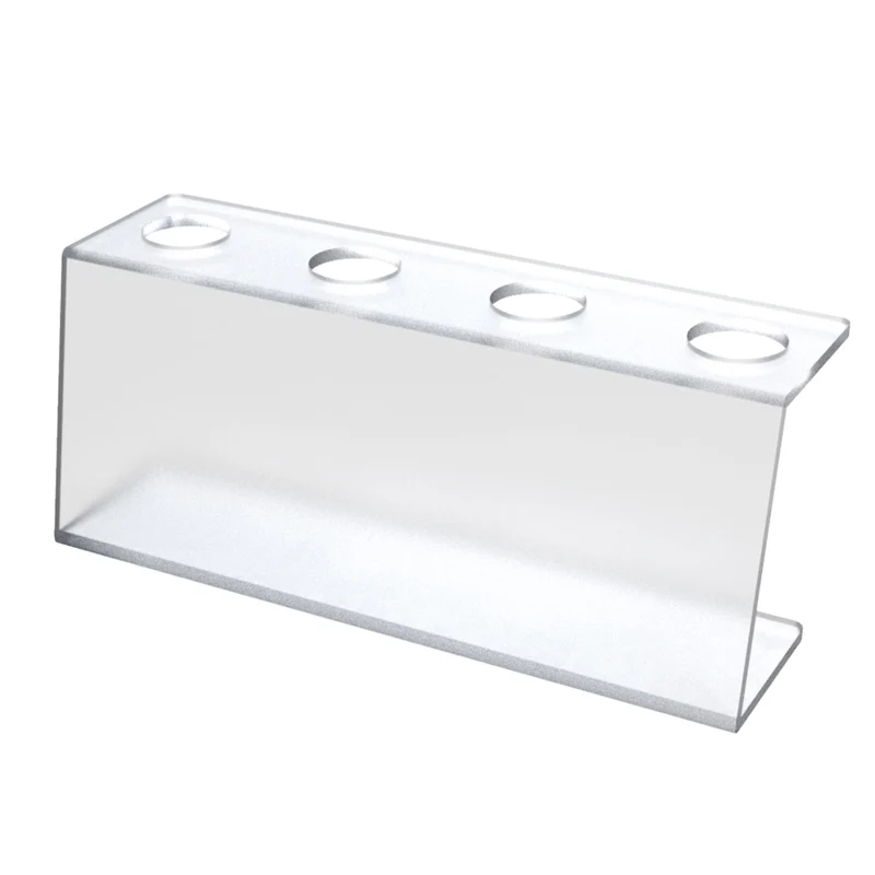 SOPORTE CUATRO CONOS PLEXIGAS 28,5 x 9 h 13 CM Ø 3,5 CM