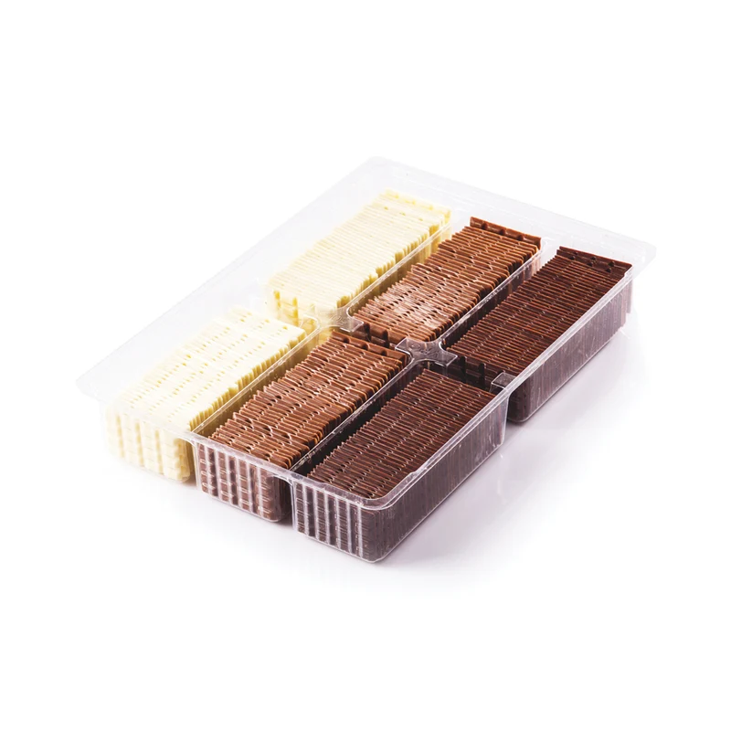 BARRITAS CHOCOLATE TRES CHOCOLATES 30X45 MM - 230 UDS
