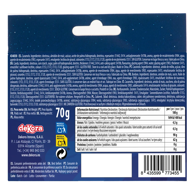SPRINKLE MIX ASTRONAUTA 70G (3X23.3G)