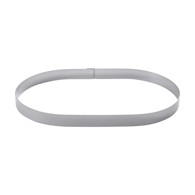 MOLDE ACERO INOXIDABLE OVALADO 216x112 H 20MM