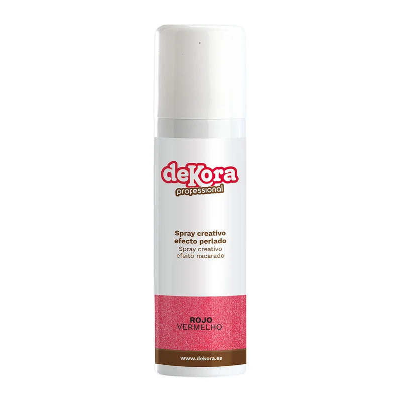 SPRAY ROJO EFECTO PERLADO 250ML SIN E171