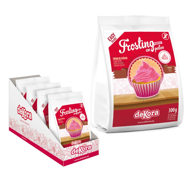 FROSTING EN POLVO FRESA 300 G