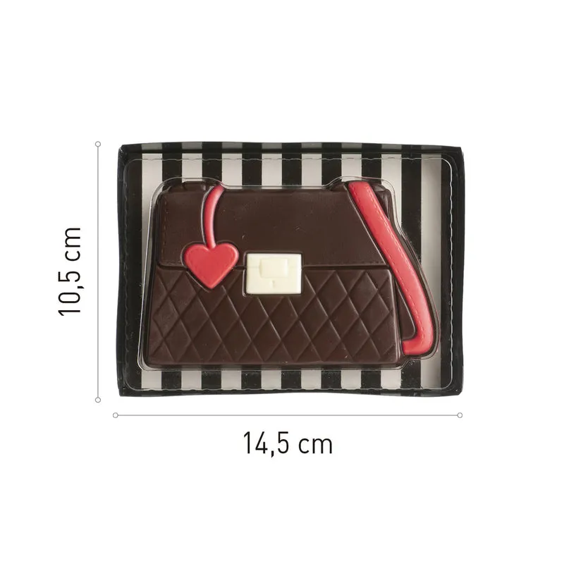 DECORACIÓN CHOCOLATE MINI BOLSO 120X77MM