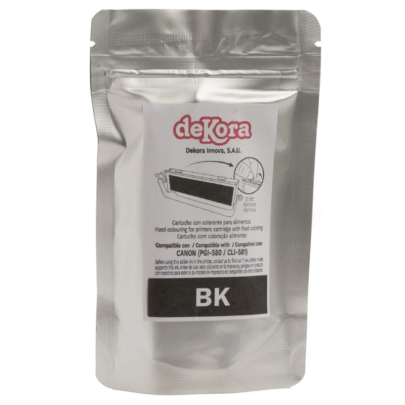 CARTUCHO TINTA ALIMENTARIA CANON CLI580 - NEGRO