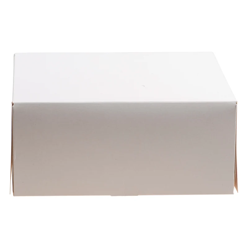 CAJA TARTA BLANCA CARTÓN 32X32X13CM
