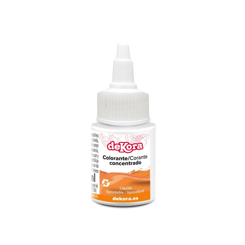 COLORANTE LIQUIDO LIPOSOLUBLE CONCENTRADO NARANJA 30ML