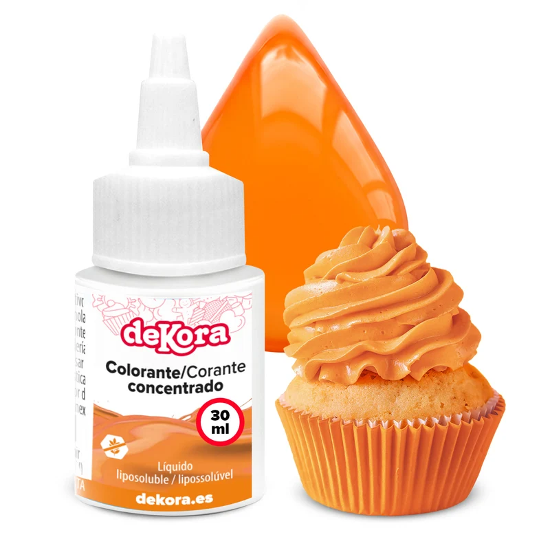 COLORANTE LIQUIDO LIPOSOLUBLE CONCENTRADO NARANJA 30ML