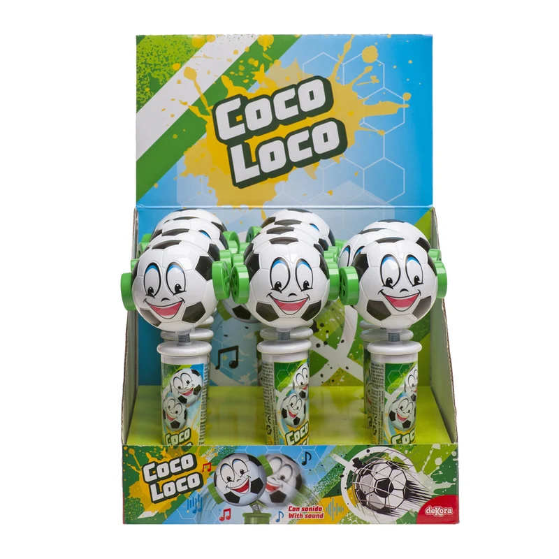 COCOLOCO FÚTBOL CON CARAMELOS 15GR