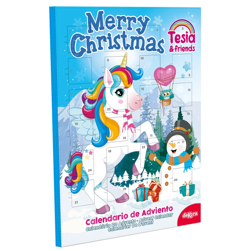 CALENDARIO CHOCOLATE TESIA EN LA NIEVE 50GR