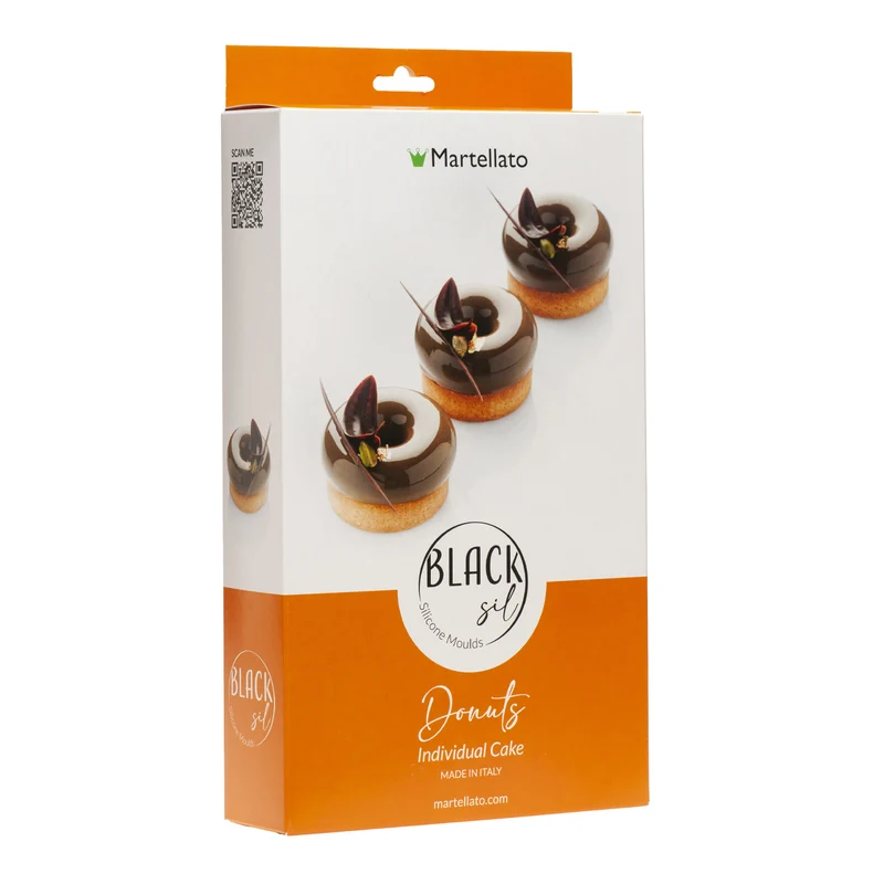 6 MOLDES DONUTS DIAM 75MM H30MM