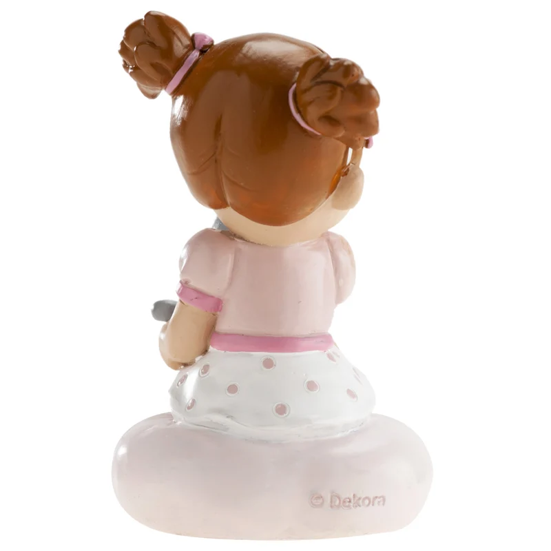 BAUTIZO NIÑA CON GATO 10CM