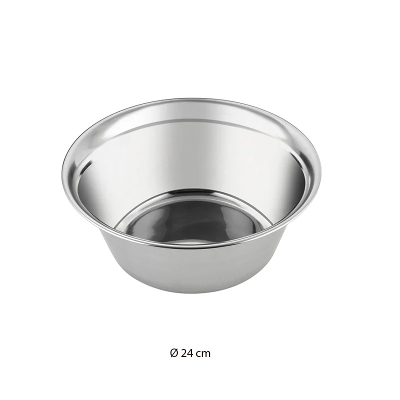 BOL REDONDO ACERO INOX 24 CM