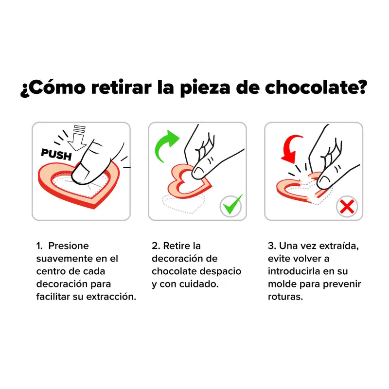 SURTIDO CORAZONES CHOCOLATE BLANCO 37-53MM