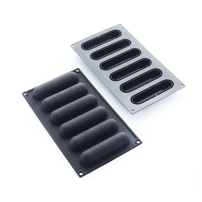 6 MOLDES ECLAIR 130X30 H28 MM