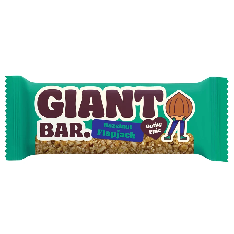 Giant Bar Hazelnut Flapjack vegano