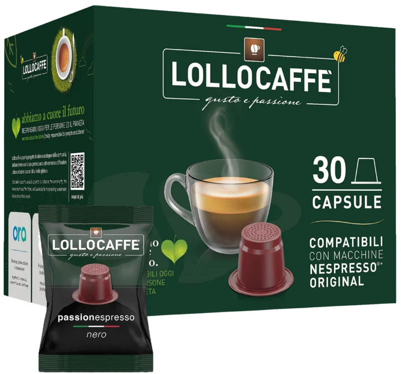 Capsule Lollo Caffè Nero Compatibili Nespresso®*