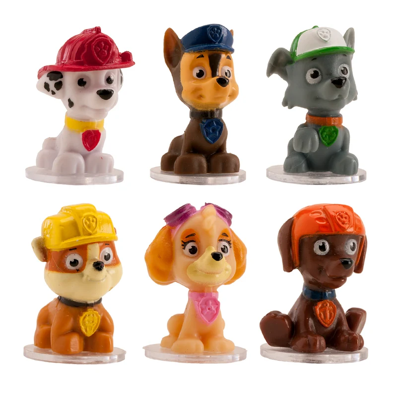 FIGURAS DE ROSCÓN 3D PATRULLA CANINA 3,5-4 CM
