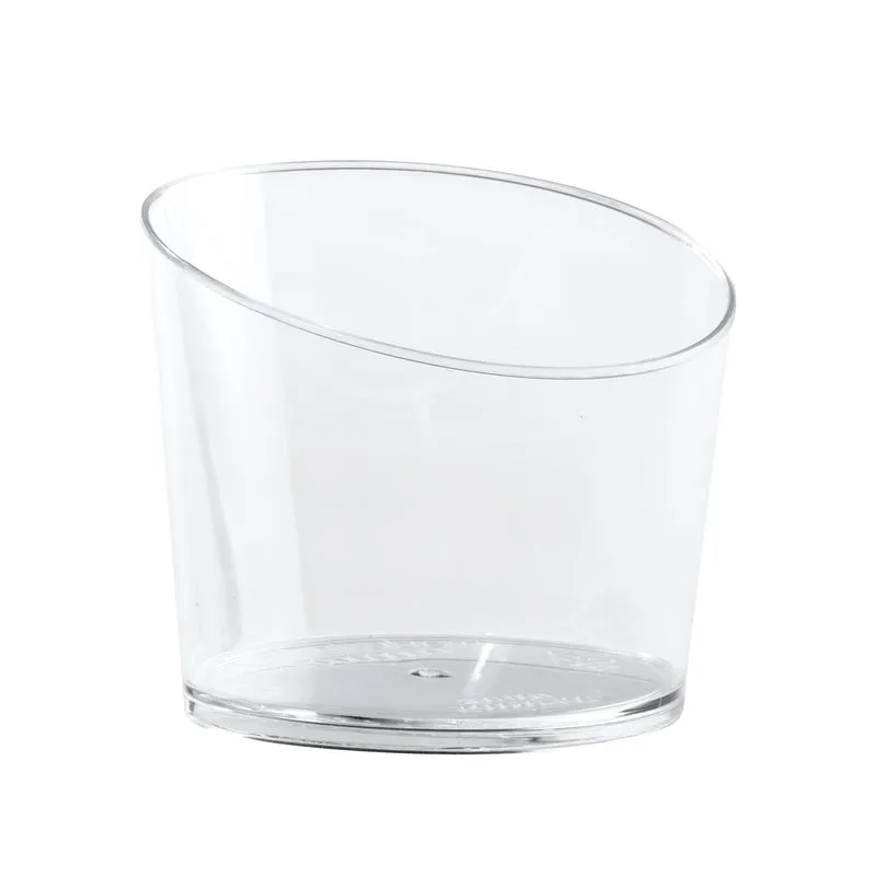 VASITO PLASTICO TRANSPARENTE GREEK Ø 73X61MM CAP.120ML