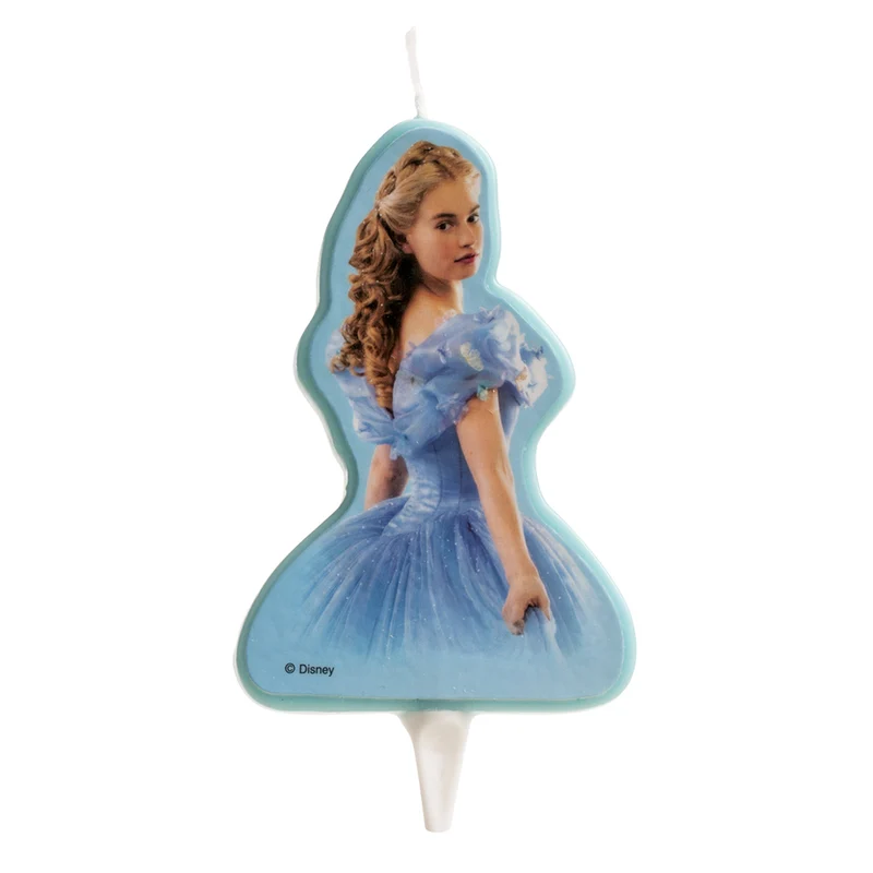 DISPLAY 12 VELAS 2D CINDERELLA 8CM