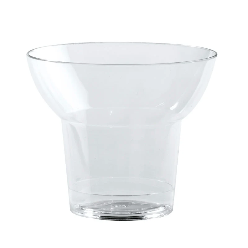 VASITO PLÁSTICO TRANSPARENTE SOFTICE 70X59MM
