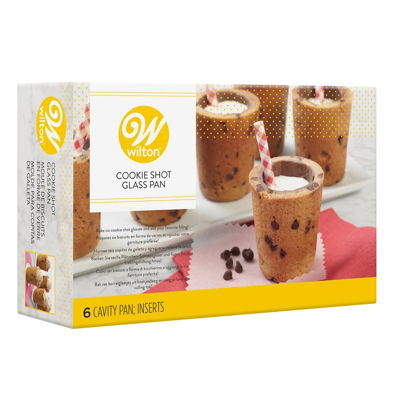 WILTON MOLDE TIPO VASITO O CHUPITO DE GALLETA