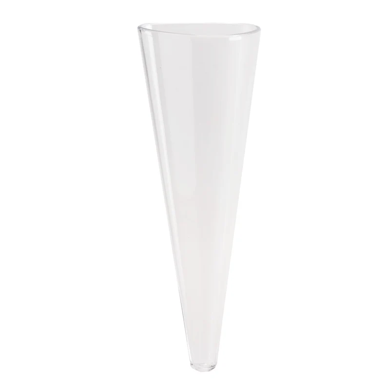 SET 20 CONOS EN PLÁSTICO TRANSPARENTE Ø6CM H17CM 120ML