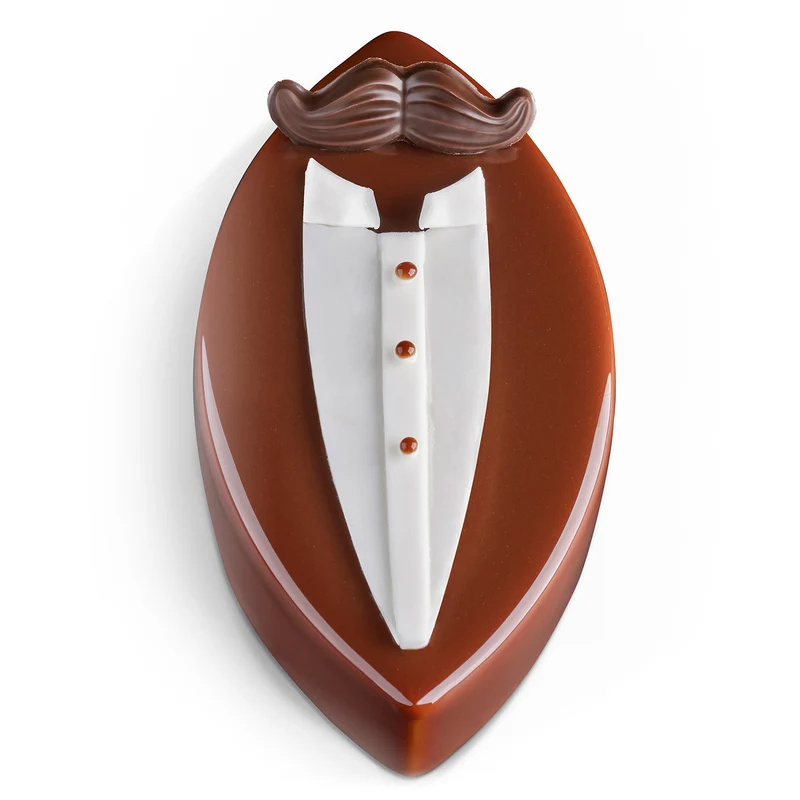 BIGOTES CHOCOLATE NEGRO Y CON LECHE SURTIDO 48X16MM