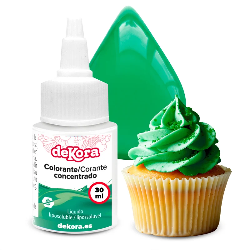 COLORANTE LIQUIDO LIPOSOLUBLE CONCENTRADO VERDE 30ML