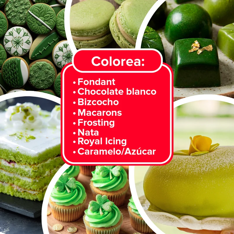 COLORANTE LIQUIDO LIPOSOLUBLE CONCENTRADO VERDE 30ML