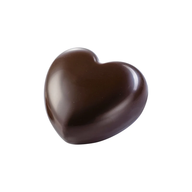 MOLDE POLICARBONATO CORAZÓN GRANDE 75X70H22MM | 6PIEZAS