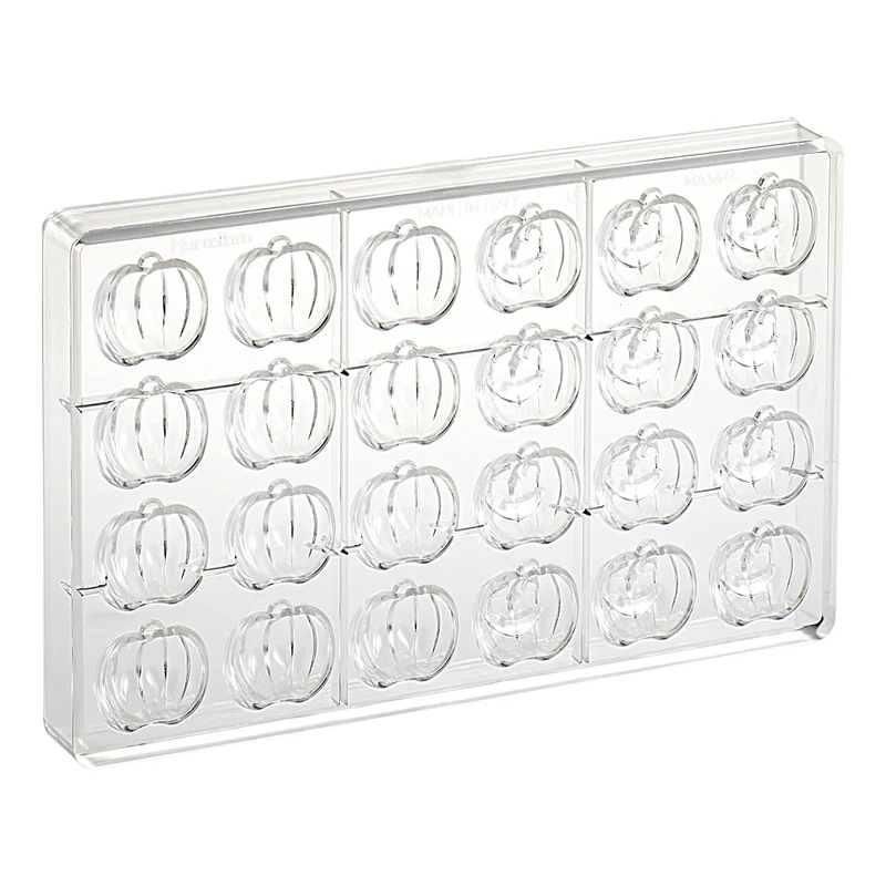 MOLDE POLICARBONATO CALABAZA 34X31 H15MM | 24 PIEZAS