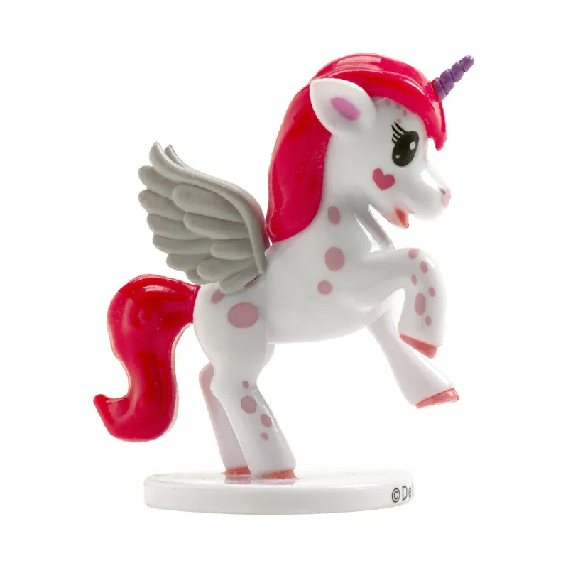 SET 6 FIGURAS PVC UNICORNIO 9 CM