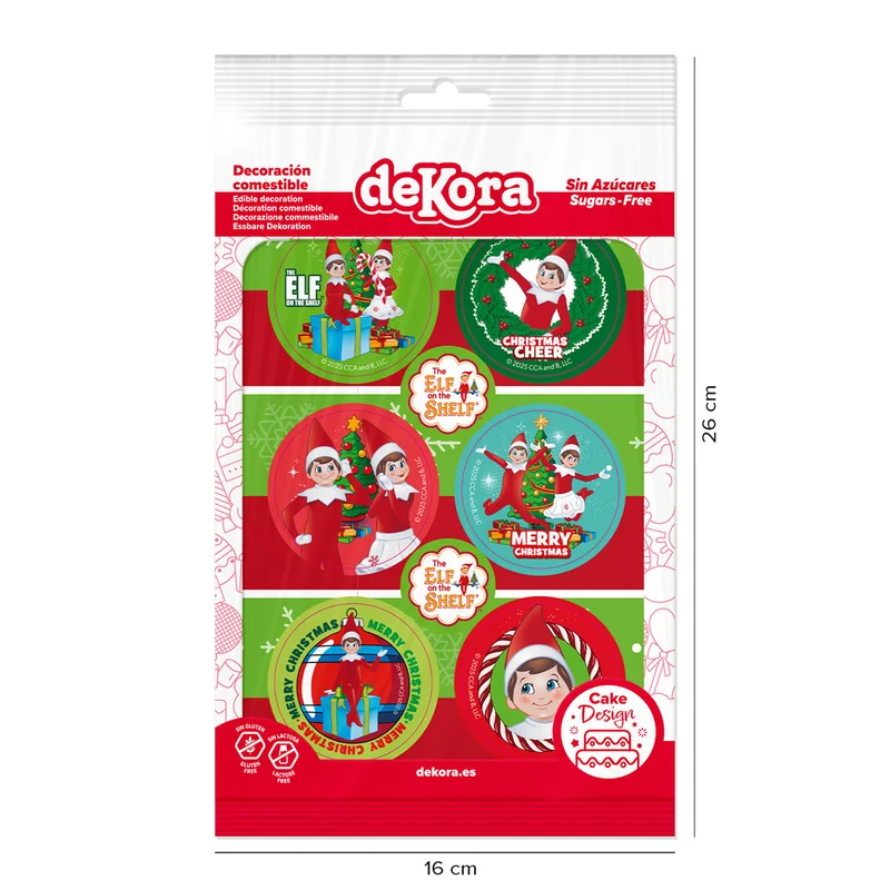MIX DISCOS COMESTIBLES THE ELF 6U Ø 5,8CM A5