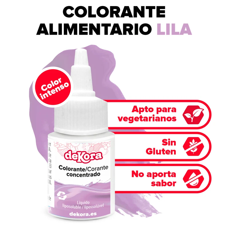 COLORANTE LIQUIDO LIPOSOLUBLE CONCENTRADO LILA 30ML